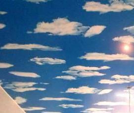 Натяжные потолки облака с подсветкой Екатеринбург