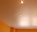 Натяжной комбинированный потолок двухуровневый Подольск