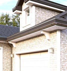 Облицовка крупноформатным керамогранитом - модель 3