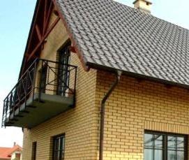 Облицовочный кирпич одинарный желтый - модель 2