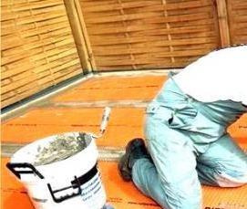 Обмазочная гидроизоляция под плитку - модель 3