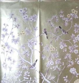 Обои флизелиновые с золотом - модель 2