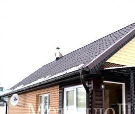 Обшивка здания металлическим ом - модель 3