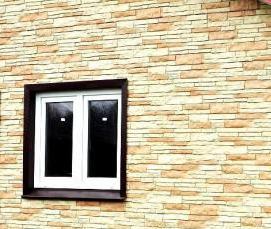 Обшивка здания металлическим ом - модель 2