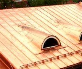 Оцинкованная медная кровля - вариант 4