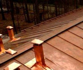 Оцинкованная медная кровля - вариант 3