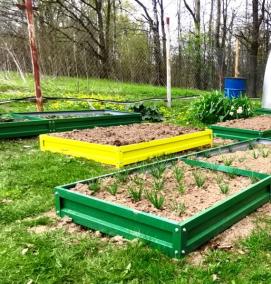 Оцинкованные грядки от производителя - модель 1