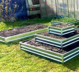 Оцинкованные грядки от производителя - модель 2