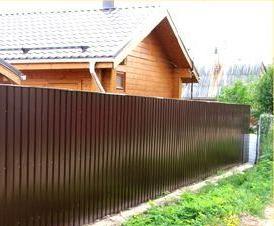 Ограда для дачи с установкой Самара