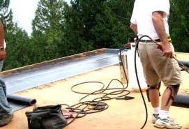 Оклеечная гидроизоляция кровли - тип 1