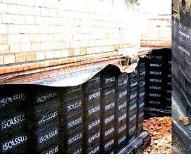 Оклеечная гидроизоляция стен - тип 1