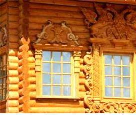 Оконная рама резная - модель 3