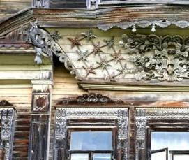 Оконная рама резная - модель 2