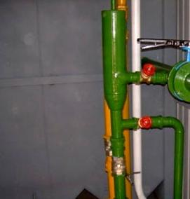 Окраска газовых труб - вариант 4