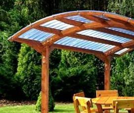 Оргстекло для беседки - модель 2