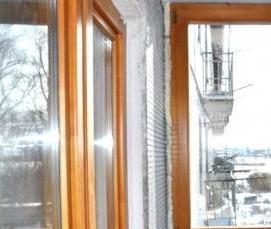 Остекление деревянными стеклопакетами - тип 3