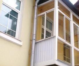 Остекление в алюминиевых рамах - тип 1