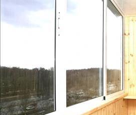 Отделка балкона бамбуком - модель 1