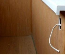 Отделка балкона бамбуком - модель 3