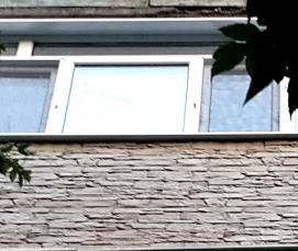 Отделка балкона фасадными панелями - тип 3