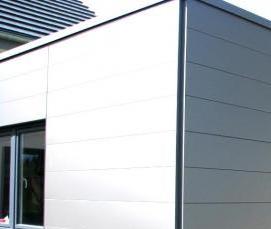 Отделка балкона фасадными панелями - тип 2