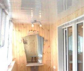 Отделка балкона ЛДСП - тип 4