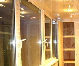 Отделка балкона ЛДСП - тип 3