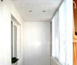 Отделка балкона плиткой - тип 3