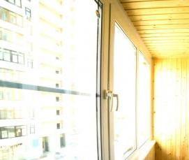 Отделка балкона утеплителем - тип 1