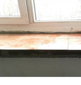 Отделка подоконника - вариант 3