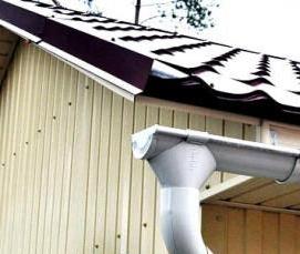 Отливы для крыши пластиковые - тип 1