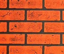 Панель мдф обожженный кирпич - вариант 1