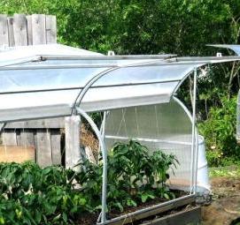 Парник из дерева для огурцов - тип 4