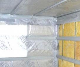 Пароизоляция для бани внутри - вариант 4