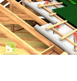 Пароизоляция для металлочерепицы - вариант 2