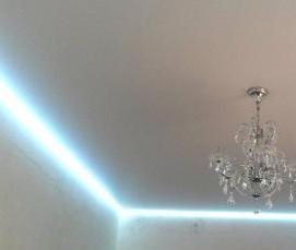 Парящие двухуровневые натяжные потолки - тип 2