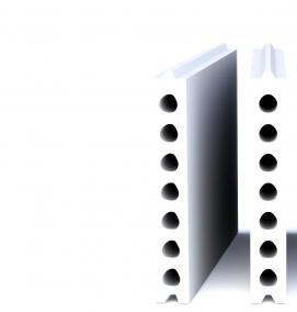 Пазогребневые плиты 667х500х100 - тип 2