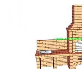 Печь-барбекю с тандыром - модель 1