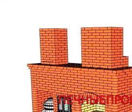 Печь-барбекю с тандыром - модель 4