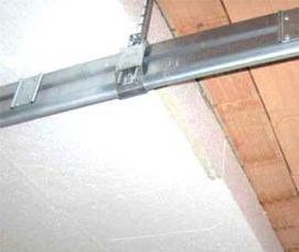 Пенопласт на деревянный потолок - модель 1