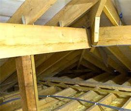 Пенопласт на деревянный потолок - модель 2