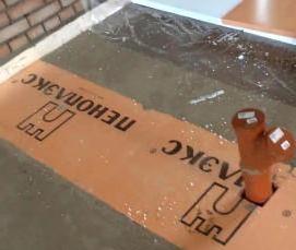 Пенопласт под теплый пол - модель 3