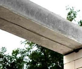 Перемычки железобетонные дверные - тип 1