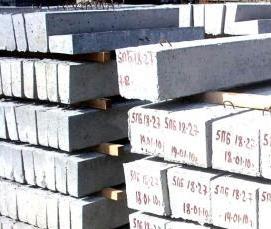 Перемычки железобетонные ПБ - модель 1