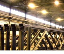 Перфорированные стальные балки - модель 4