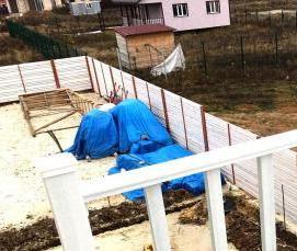 Перила балконные деревянные - вариант 3