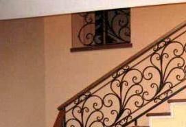 Перила для балкона художественная ковка - модель 1