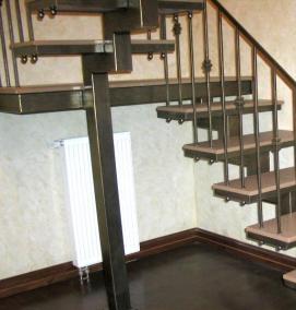 Перила для винтовой лестницы - тип 1