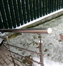 Перила из нержавеющей стали для крыльца - тип 2