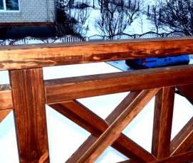 Перила под дерево - тип 3